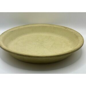 The Pampered Chef 10" Pie Plate Pan Dish Stoneware Ceramic Made in USA